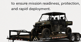 Dedicated open trailer and UTV