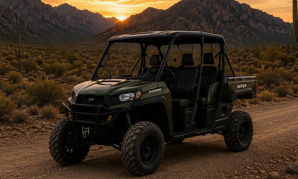 Representative multi-seat utility terrain vehicle